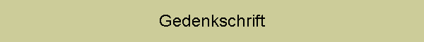 Gedenkschrift