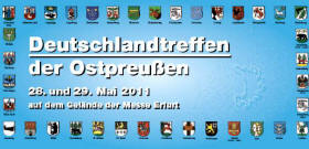zur Berichtersttumg zum Deutschlandtreffen der Ostpreu�en - 28.-29. Mai 2011 in Erfurt