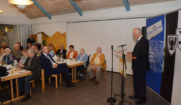 LandesgruppenvorsitzenderJrgen Zauner war einer der Festredner bei der Versammlung des Kreisverbandes der Vertriebenen.