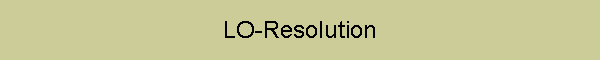 LO-Resolution